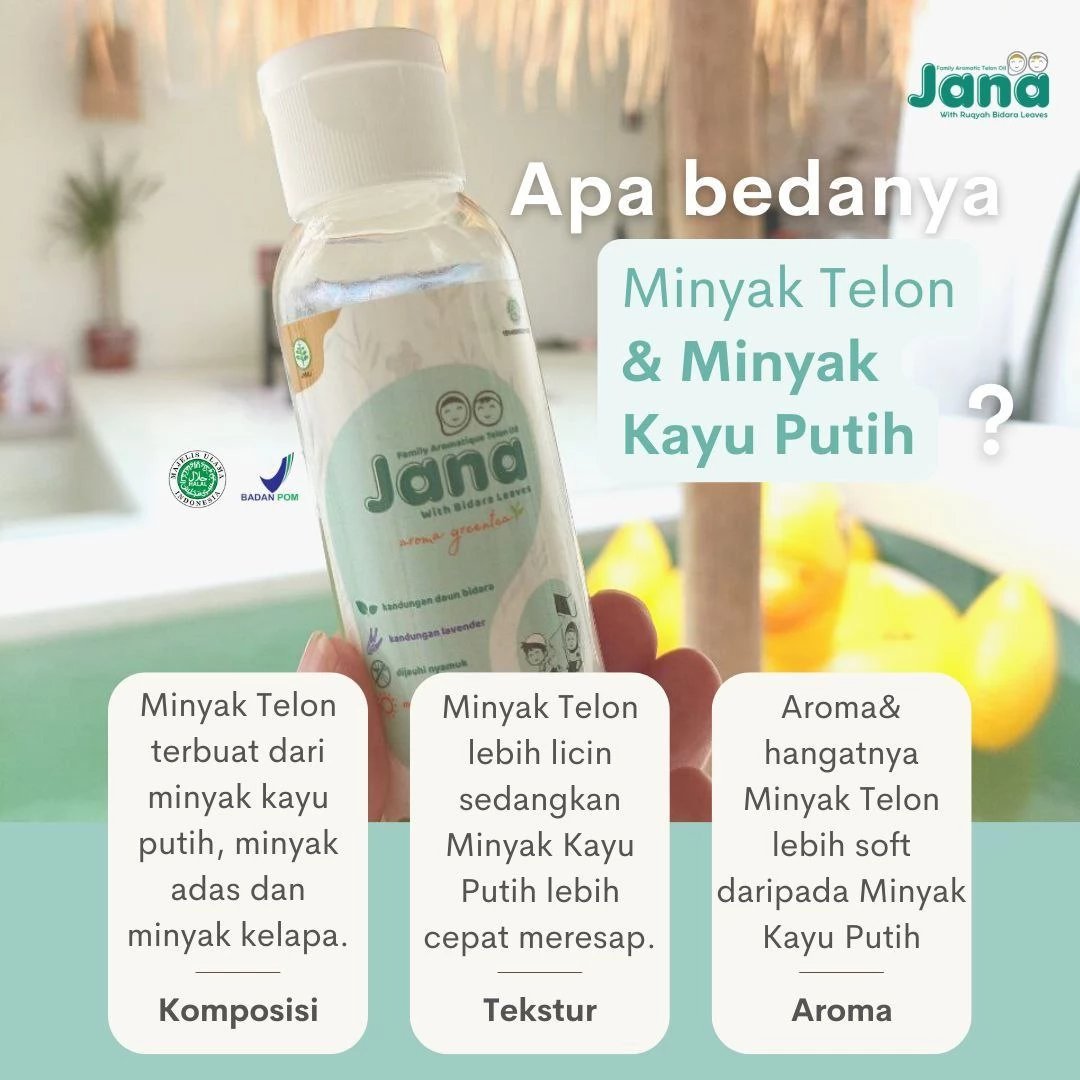 Perbedaan Minyak Telon dan Minyak Kayu Putih